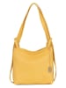Anna Morellini Leder-Schultertasche in Gelb - (B)30 x (H)30 x (T)10 cm