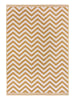 NORTHRUGS Indoor-/outdoortapijt "Palma" mosterdgeel/crème