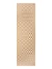 NORTHRUGS Indoor-/outdoortapijt "Palma" mosterdgeel/crème