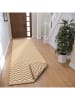 NORTHRUGS Indoor-/outdoortapijt "Palma" mosterdgeel/crème