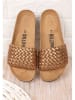 billowy Slippers goudkleurig