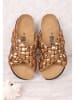 billowy Slippers goudkleurig