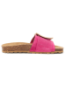 billowy Leren slippers roze