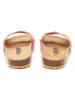 billowy Leren slippers lichtroze