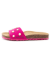billowy Leren slippers roze