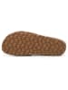 billowy Leren slippers lichtbruin