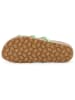 billowy Leren slippers groen