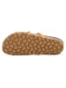 billowy Leren slippers oranje
