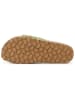 billowy Leren teenslippers groen