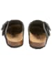 billowy Leren clogs zwart