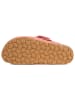 billowy Leren clogs lichtroze