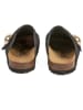 billowy Leren clogs zwart