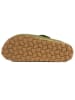 billowy Leren clogs groen