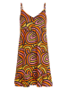 O´NEILL Kleid "Malu" in Schwarz/ Orange/ Gelb