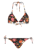 O'Neill Bikini "Capri - Bondey" w kolorze czarno-różowo-pomarańczowym