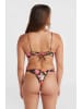 O'Neill Bikini "Wave Skye" w kolorze czarno-różowo-pomarańczowym