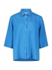 CARTOON Lniana bluzka w kolorze niebieskim