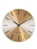 HouseVitamin Wanduhr in Gold/ Schwarz - Ø 35,5 cm