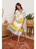 Fleur de Lin Jurk crème/geel