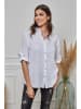 La Compagnie Du Lin Linnen blouse "Maeva" wit