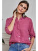 La Compagnie Du Lin Linnen blouse "Maeva" beskleurig