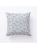 Benetton Kussen lichtblauw/geel - (L)40 x (B)40 cm