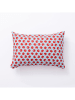 Benetton Kissen in Hellblau/ Rot