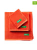 Benetton 3tlg. Handtuchset in Rot