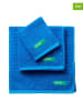 Benetton 3tlg. Handtuchset in Blau