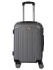 Geographical Norway Hardcase-Trolley "Softless" in Silber - (B)34 x (H)52 x (T)21 cm