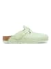 Birkenstock Leder-Clogs "Boston" in Mint