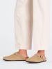Birkenstock Leren clogs "Boston" beige