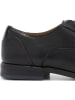 DENBROECK Leren veterschoenen "Platt St." zwart