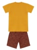 Denokids 2tlg. Outfit "Wild Friends" in Gelb/ Hellbraun