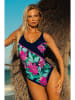 Verano Badeanzug "Vienna" in Dunkelblau/ Pink