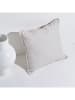 Today Kissen in Beige/ Weiß - (L)38 x (B)38 cm