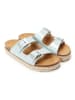 Mandel Slippers "Ana" lichtblauw