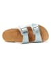 Mandel Slippers "Ana" lichtblauw