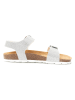 Mandel Sandalen "Ines" in Silber