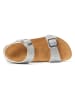 Mandel Sandalen "Ines" in Silber