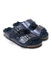 Mandel Slippers "Alberto" donkerblauw