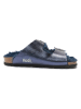 Mandel Slippers "Alberto" donkerblauw