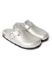 Mandel Clogs "Neo" in Silber