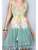 Tarifa Kleid in Gelb/ Grün