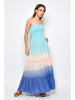 Tarifa Kleid in Türkis/ Blau