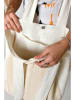 Tarifa Schoudertas wit/beige - (B)35 x (H)40 cm