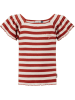 Retour Shirt "Chaya" crème/rood