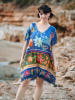 Isla Bonita by SIGRIS Kaftan in Blau/ Bunt