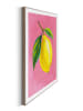 Orangewallz Druk artystyczny "Juicy Lemon" w ramce - 40 x 50 cm