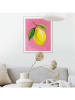 Orangewallz Druk artystyczny "Juicy Lemon" w ramce - 40 x 50 cm